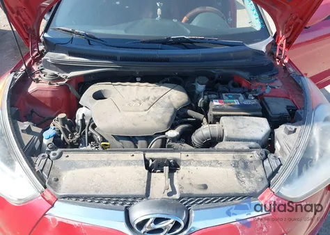 2012 Hyundai Veloster Base W/Red/Black from USA, damaged, VIN KMHTC6AD3CU032989